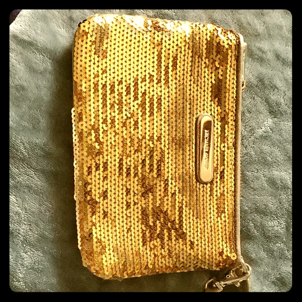 Michael colors medium sized wristlet l. Never used